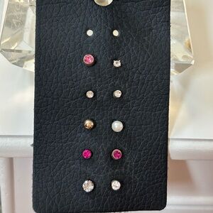 Miscellaneous Stud Earring Set (no pairs, all singles)